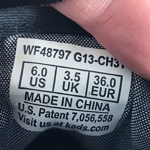 Keds Womens Rally Glitter Toe Violet Canvas SNEAKERS Shoes WF48797 - Picture 8 of 8